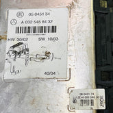 A0325458432 / 05045134 Mercedes-Benz 2000-2005 S430 S500 S55 AMG Rear SAM Fuse Box Genuine OEM, automan spare parts